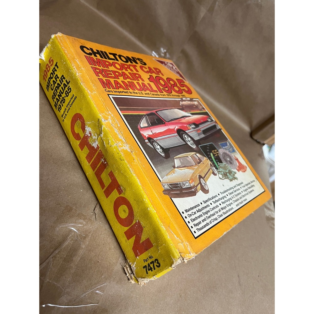Chiltons 1985 Import Car Repair Manual Cars 1978-1985 7473‎